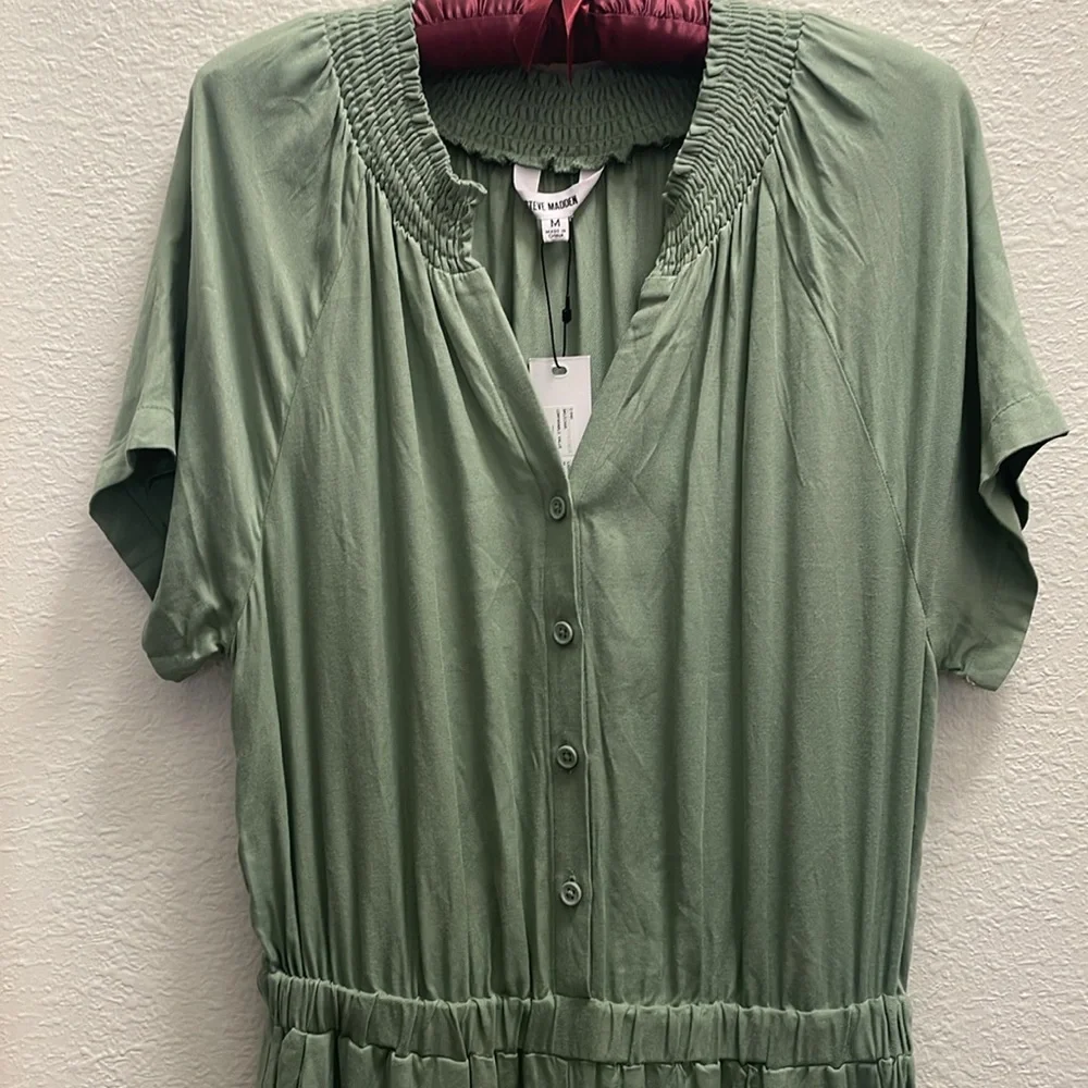 Steve Madden jumpsuit green BB Dakota NWT size medium
